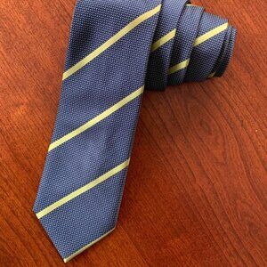 IMANI UOMO Men's Tie Striped 100% Silk Touch Micro Fibre Handmade Classic Career